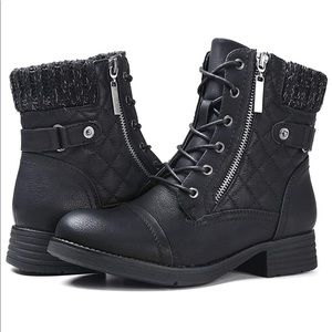 Lace Up Combat Boots